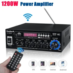 2000W bluetooth  Audio Power Amplifier EQ  for  an  home