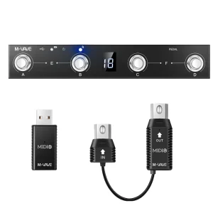Programmable Wireless MIDI  Foot Controller