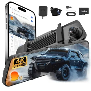 4K Smart Driving Mirror Dash Cam